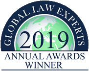 Global Law Experts 2019 Annual Awards Winner